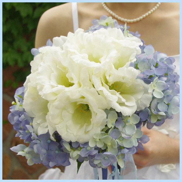 トルコキキヨウ　アジサイブーケ　こらからの季節にマッチ