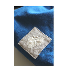 ジャガ-ドリボンのリネン巾着袋 4枚目の画像