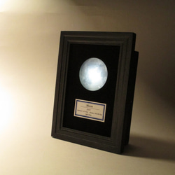月の標本　ランプ　黒額（白/黄色光）G004WY 3枚目の画像