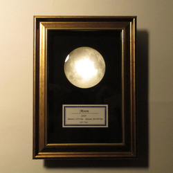 月の標本　ランプ　額（黄色光）　G001Y 1枚目の画像