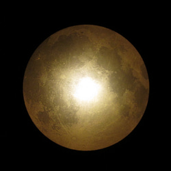 月の標本　ランプ　銀額　小（白/黄色光）　GS007WY 4枚目の画像