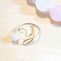 イニシャルring 1枚目の画像