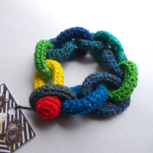 SALE】10%OFF かぎ針編みチェーンブレスレット ブレスレット