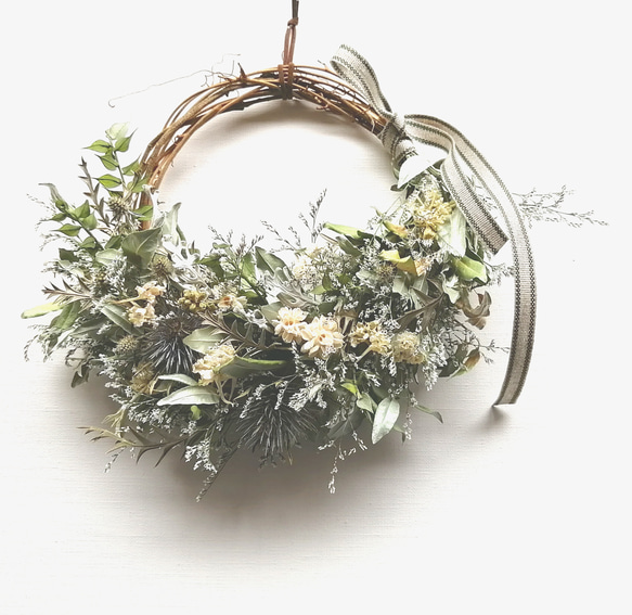 ロシアンオリーブのハーフリース ドライフラワー viento 通販 12290151