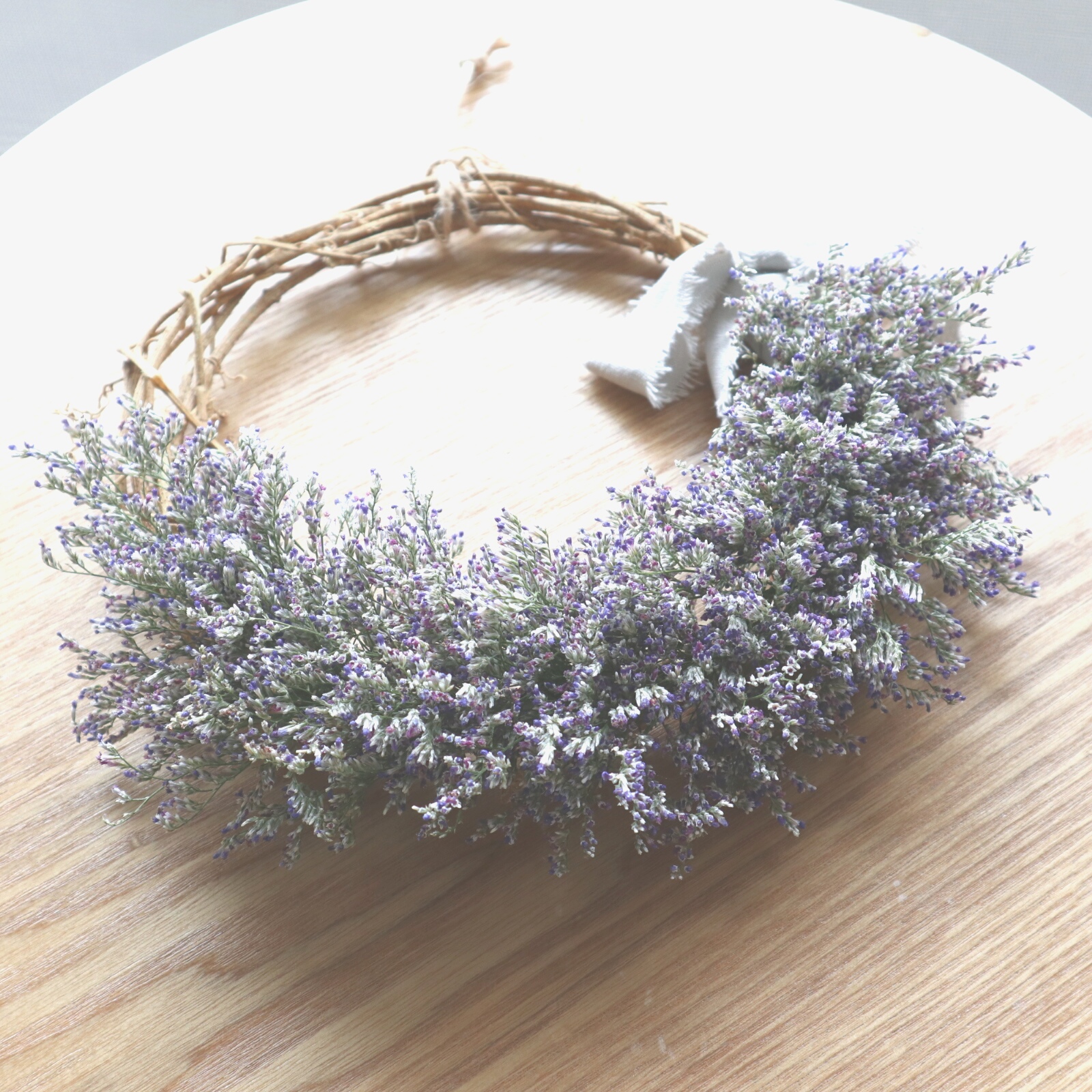 ブルーファンタジアと花々のリース ブルーファンタジアと花々のリース