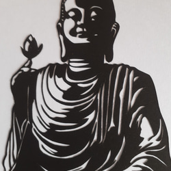 切り絵アート　仏陀 3枚目の画像
