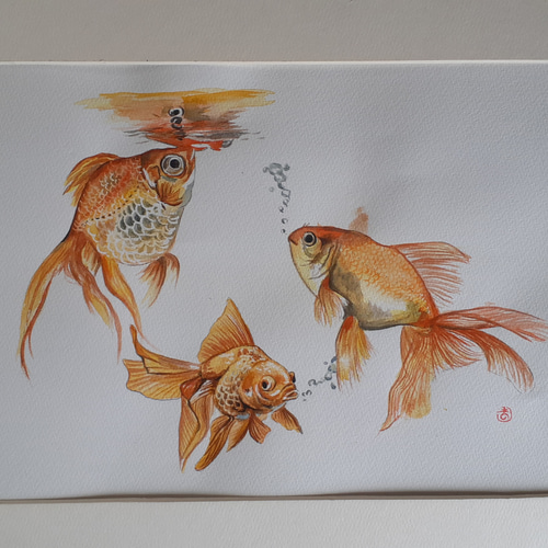 絵画　ANNA．Ｋ　魚 初売り】 魚 ANNA．K 絵画 超美品 絵画 絵画 - 絵画 - 絵画