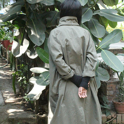 ◉ 成人軍裝 ◉ 2way Color Coat Earth Green 第6張的照片