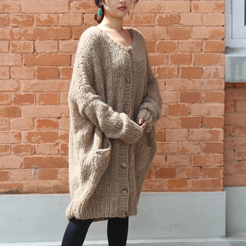 コン⭐︎アルベロベロ　刺繍付きベージュカーディガン 専用です⭐︎アルベロベロ刺繍入りベージュロングカーディガン 【公式