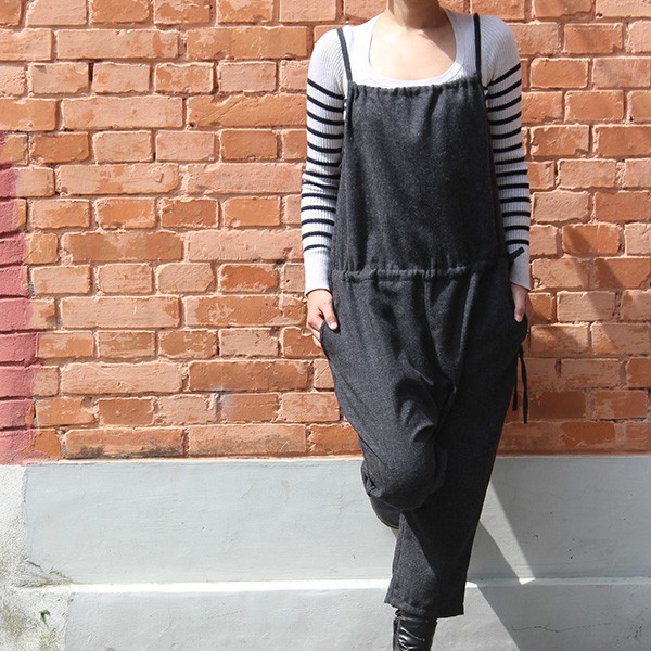 大人かわいい◉ウールジャンプスーツ