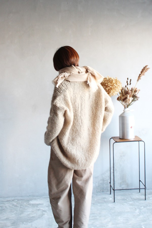 la maille sezane キッドモヘヤ　ニットワンピース　モックネック la maille sezane キッドモヘヤ ニットワンピース モックネック