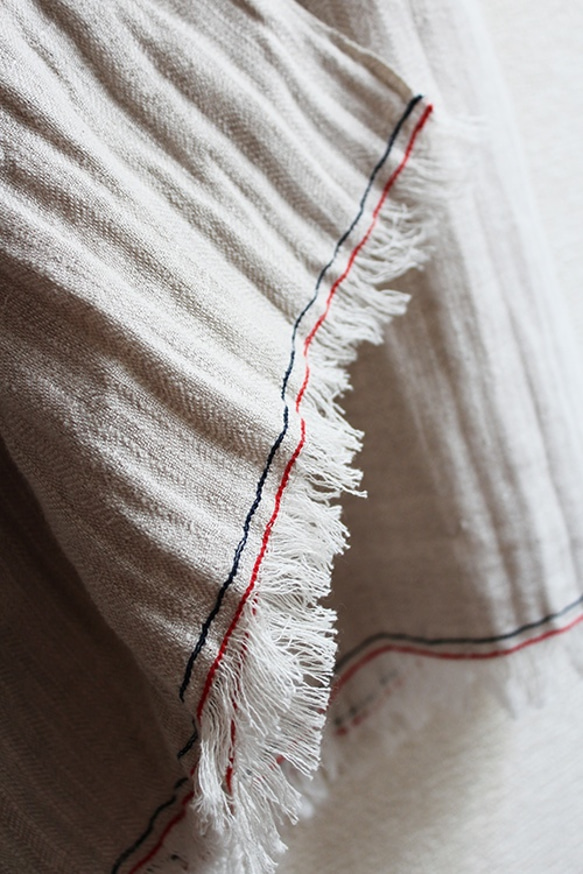 手織り　３wayマルチショール 3枚目の画像