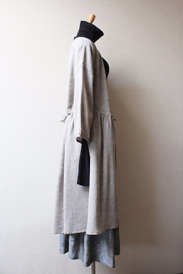 手工編織真絲 cache-coeur 連衣裙 第5張的照片