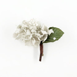 Corsage : コサージュ " White Hydrangea. " 4枚目の画像