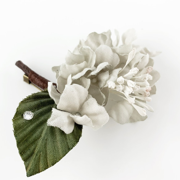 Corsage : コサージュ " White Hydrangea. " 7枚目の画像