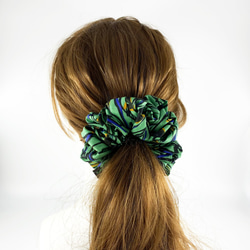 Hair accessory : シュシュ " Botanical green. " 7枚目の画像