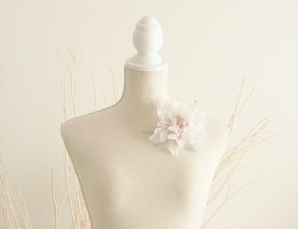 Corsage : コサージュ " 芍薬corsage. " (size L)【受注後制作】 7枚目の画像