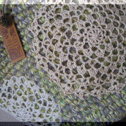 オリジナル毛糸で編んだ冬マルシェ（イエロードイリー） 2枚目の画像