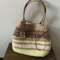 2路纏繞檸檬Shimashima背S（蕾絲♪絲帶） 第2張的照片