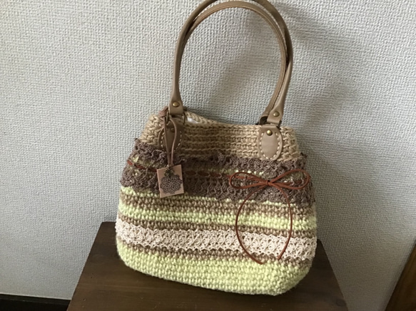 2路纏繞檸檬Shimashima背S（蕾絲♪絲帶） 第2張的照片