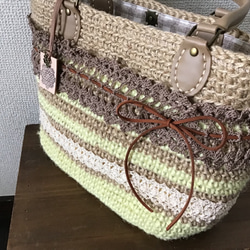 2路纏繞檸檬Shimashima背S（蕾絲♪絲帶） 第4張的照片