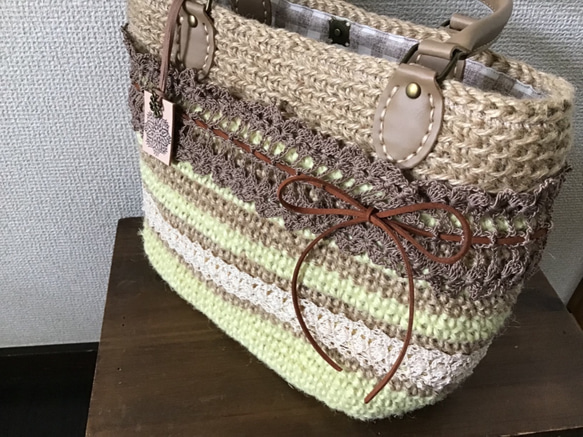 2路纏繞檸檬Shimashima背S（蕾絲♪絲帶） 第4張的照片