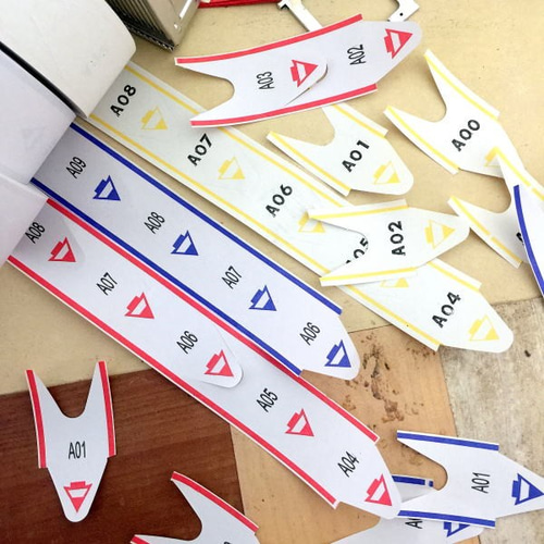 358・アメリカ ナンバーチケット 3色 合計90枚 コラージュ ラッピング