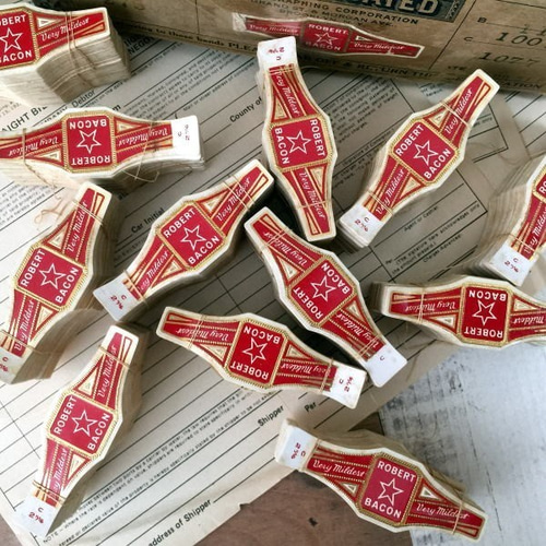 627・シガーバンドラベル1束 250枚 アメリカアンティーク ラベル