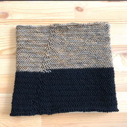 SALE MADELINETOSH ヘリンボーンネックウォーマー 2枚目の画像