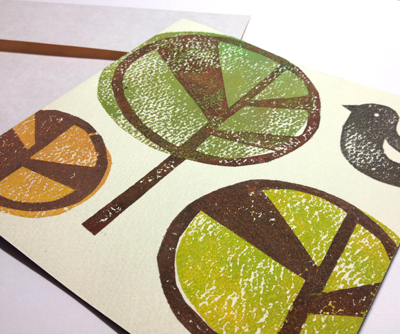 森の中で　〜原画（版画作品）〜 2枚目の画像