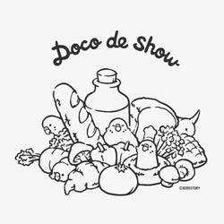 Tシャツ（Doco de show / セキセイインコ 4枚目の画像
