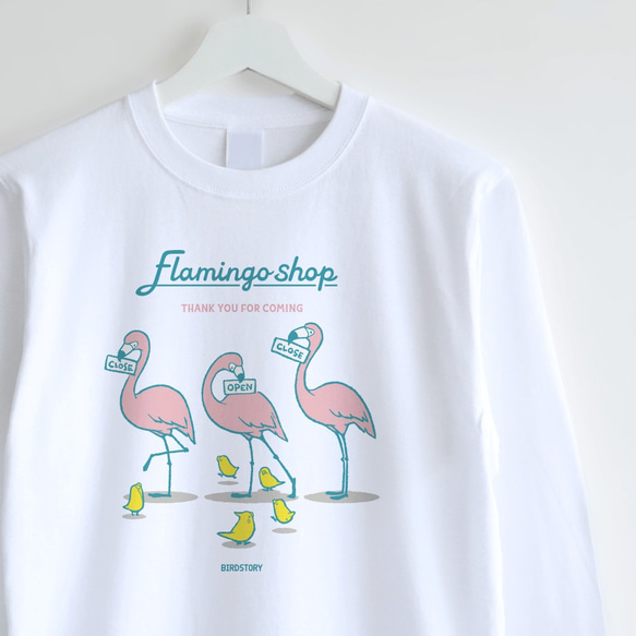 長袖Tシャツ（Flamingo shop） 1枚目の画像