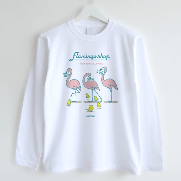 長袖Tシャツ（Flamingo shop） 2枚目の画像