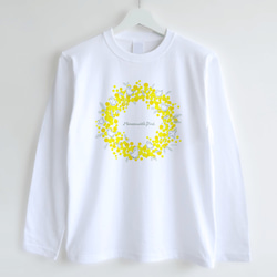 長袖Tシャツ（Mimosa with Bird / リース） 2枚目の画像