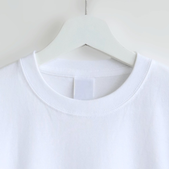 長袖刺繍Tシャツ（おひるね / コザクラインコ） 4枚目の画像