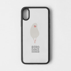 スマートフォンケース（BIRD DANCE / 白文鳥） 2枚目の画像