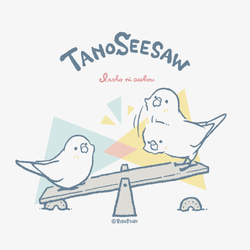 Tシャツ（TANOSEESAW / セキセイインコ） 3枚目の画像