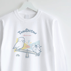 長袖Tシャツ（TANOSEESAW） 1枚目の画像