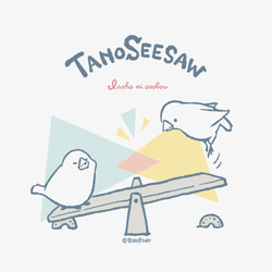 長袖Tシャツ（TANOSEESAW / 文鳥） 3枚目の画像