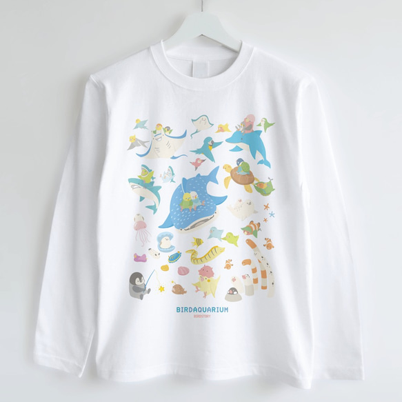 長袖Tシャツ（BIRDAQUARIUM） 2枚目の画像