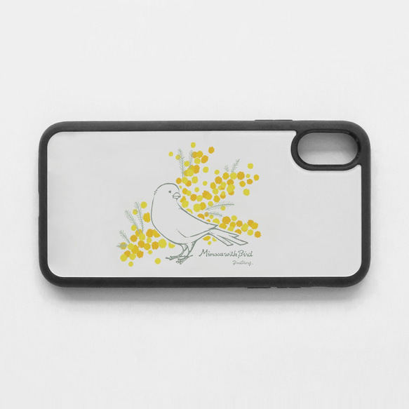 スマートフォンケース（Mimosa with Bird / カナリア） 2枚目の画像