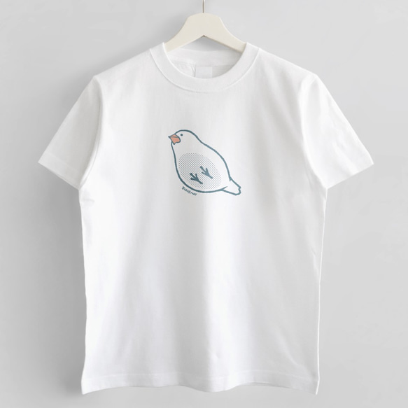 Tシャツ（したから文鳥） 2枚目の画像