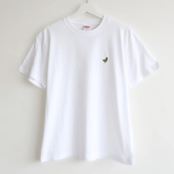 刺繍Tシャツ（BIRD!BIRD!BIRD! / コザクラインコ / ノーマル） 4枚目の画像