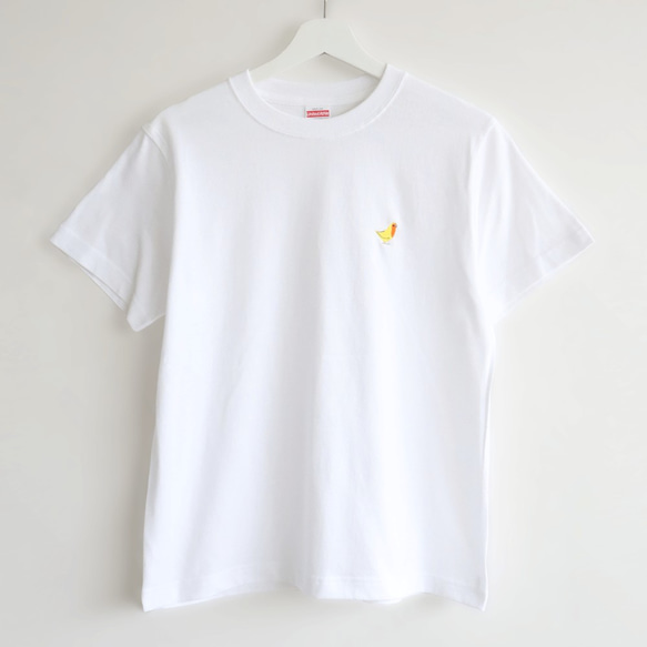 刺繍Tシャツ（BIRD!BIRD!BIRD! / コザクラインコ / ルチノー） 4枚目の画像
