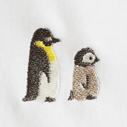 刺繍Tシャツ（BIRD!BIRD!BIRD! / ペンギン） 3枚目の画像