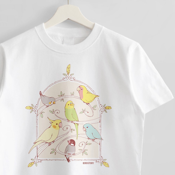 Tシャツ（GREEN BIRD ） 1枚目の画像