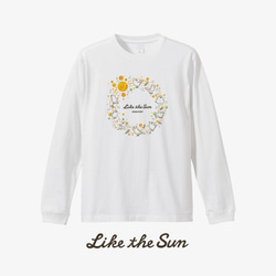 長袖Tシャツ（太陽と月） 2枚目の画像