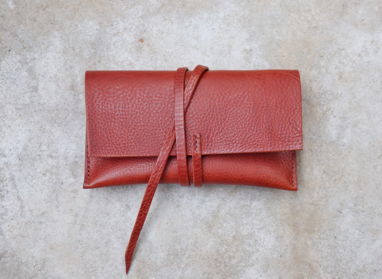 牛革のマルチケース ペンケース イタリアンレザー