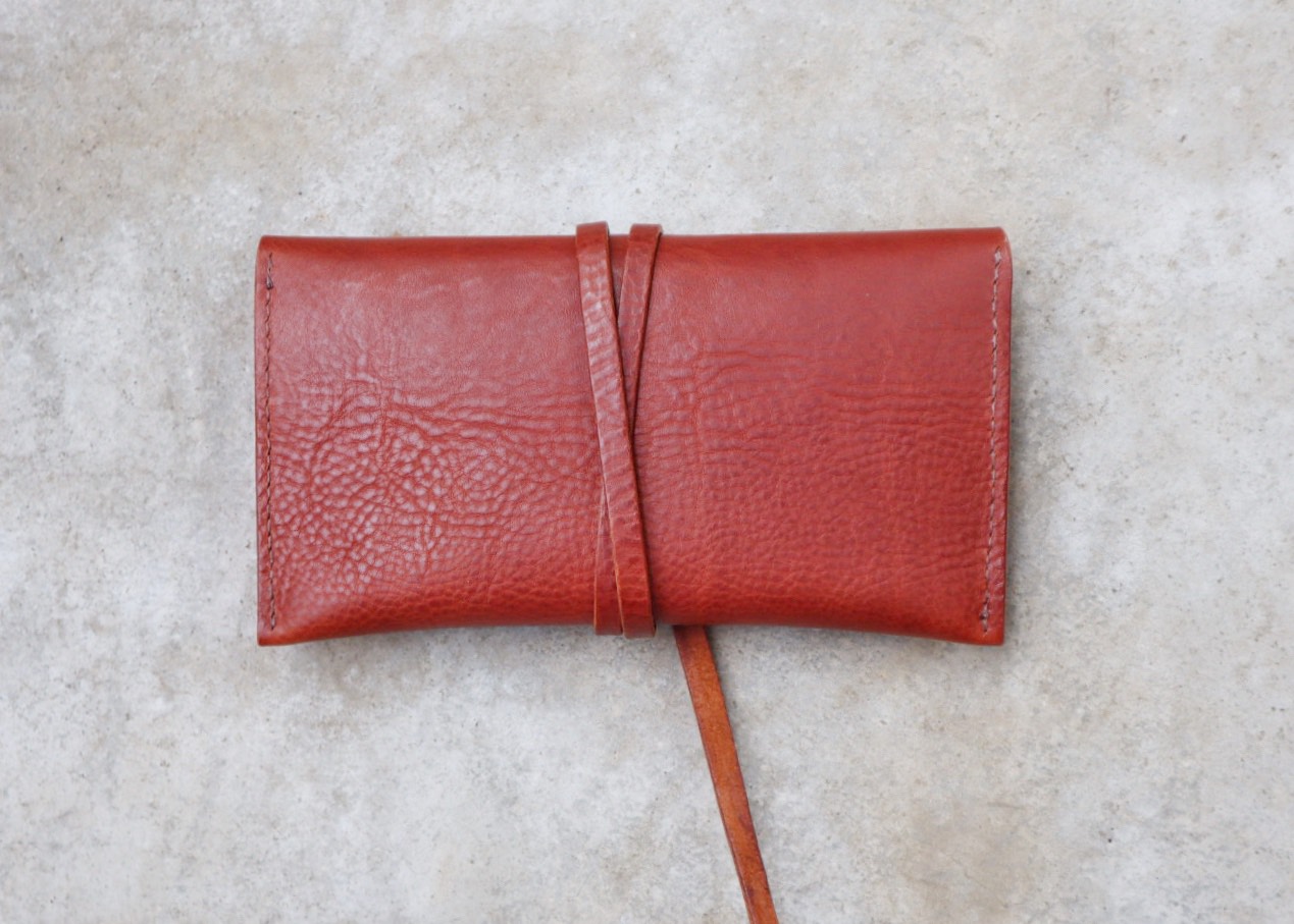 牛革のマルチケース ペンケース イタリアンレザー