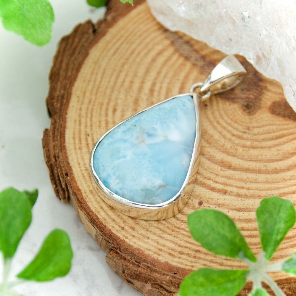 ラリマー　シルバーペンダント・トップ Ver.2